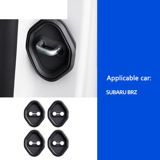 

4pcs Car Door Mute Damping Cushion Silicone For Subaru BRZ Toyota GR86 2021 2022 2023 2024 Car Door Lock Buckle Cover Accessory