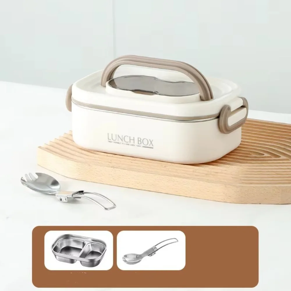 

Stainless Steel Thermal Lunch Box Large Capacity Microwavable Lunch Box Set Leak Proof Stackable Food Storage Containers