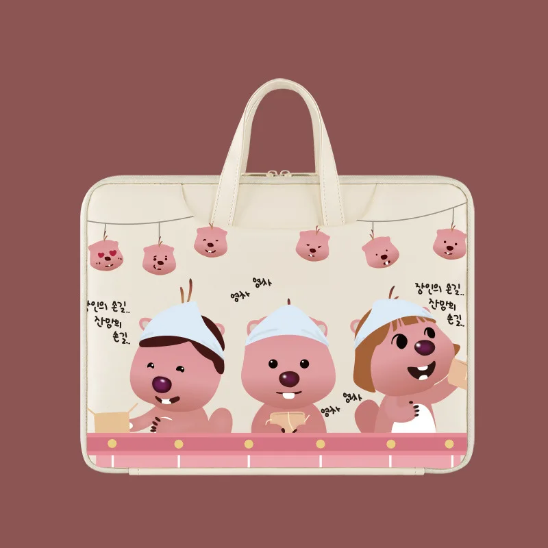 Sanrio bolso para ordenador portátil 13 pulgadas 14 pulgadas 15 pulgadas 16 pulgadas Pochacco lindo organizador de tableta de gran capacidad bolso de dibujos animados funda para portátil