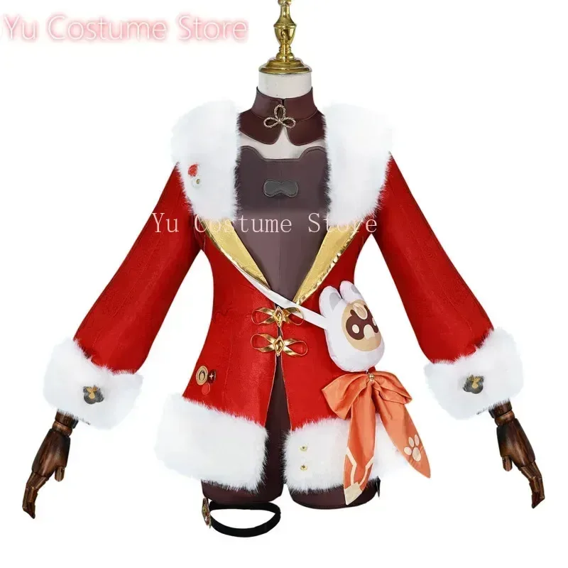 

Cy2025 Genshin Impact New Skin Lantern Rite Hu Tao Cherries Snow Laden Hutao Cosplay Costume With Wig Xiangling Cosplay Costumes