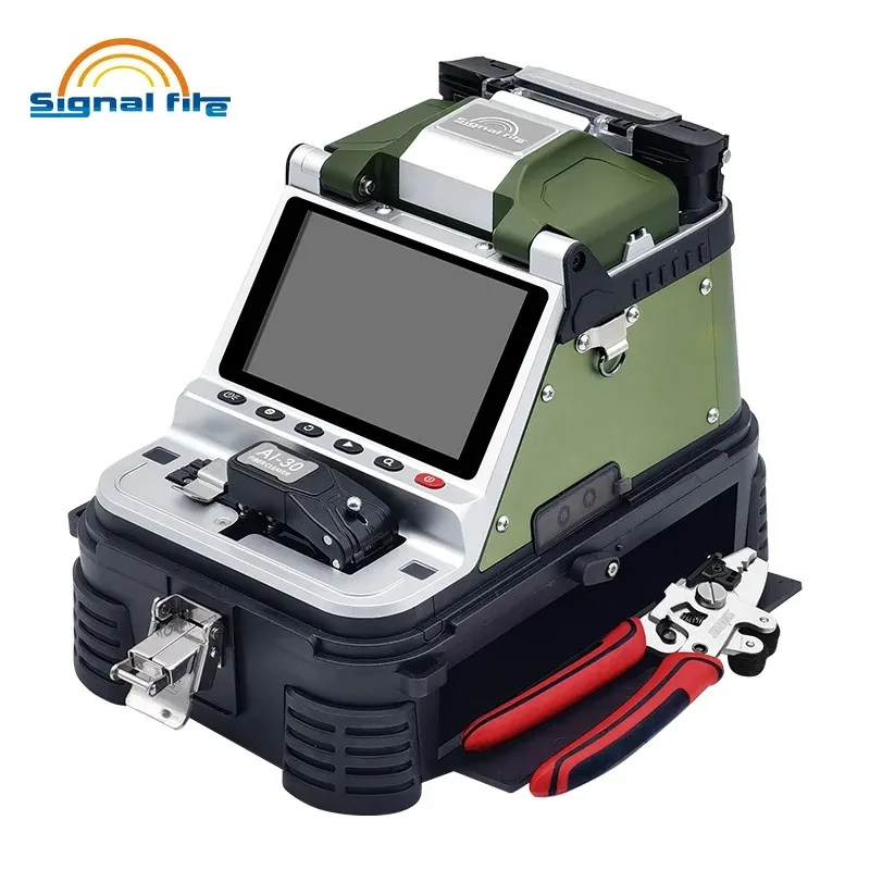 SIGANL FIRE-Optical Fiber Fusion Splicer Machine, Original, SM & MM, OPM 5S Splicing Machine, 6 Motors, AI-20, AI-30