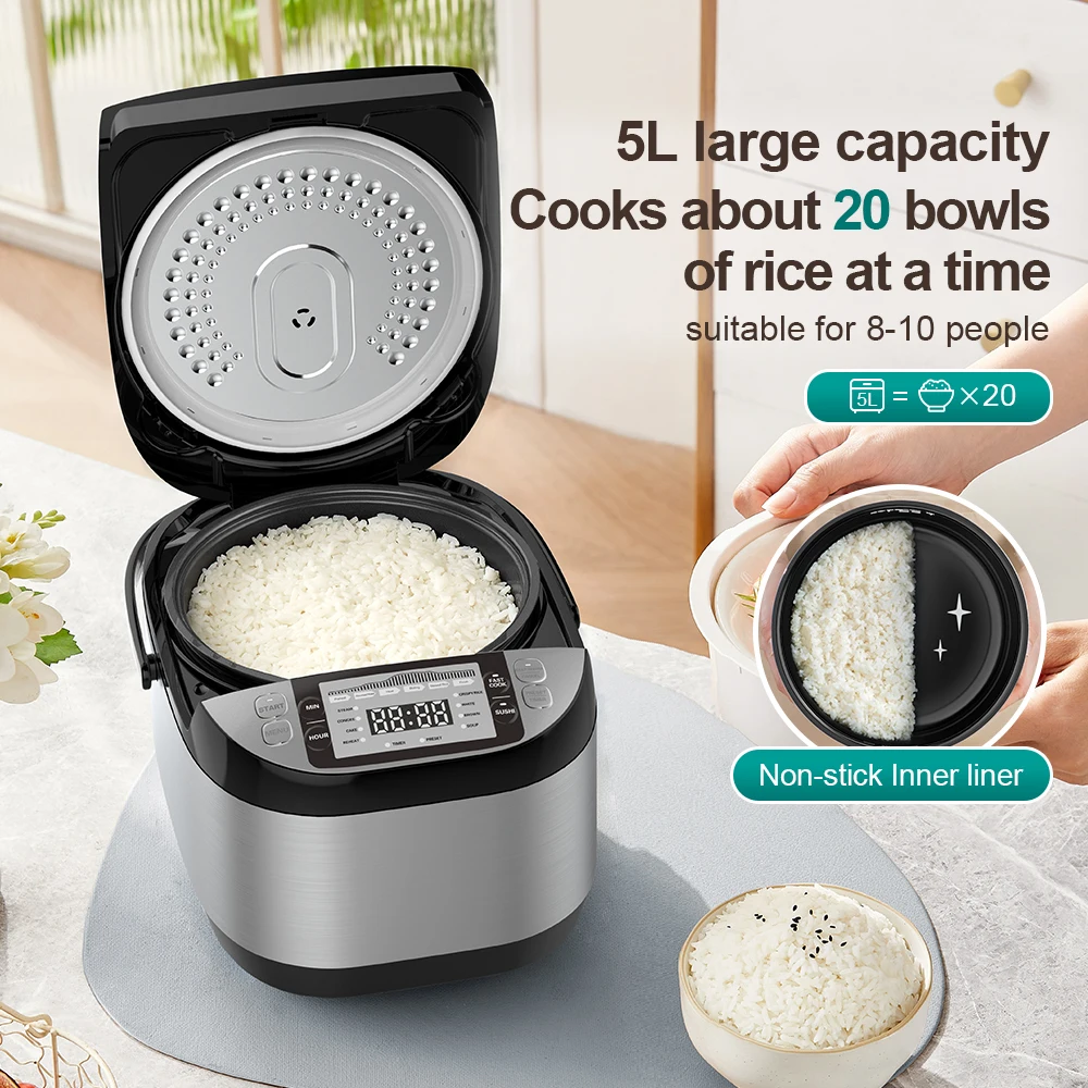 Elecpro 1.8L Rice Cooker with  - Rice Cooker 10 Cup 评论和价格