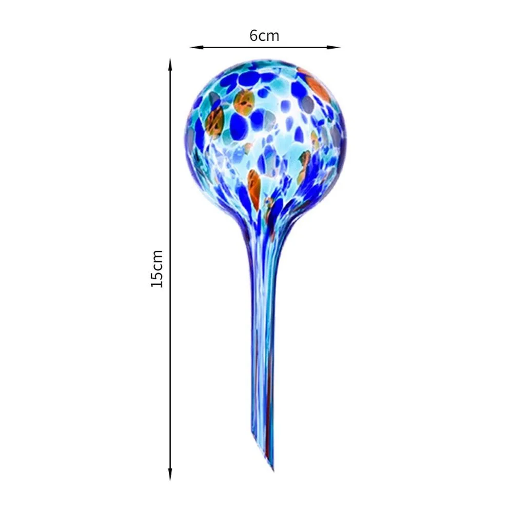 

Glass Automatic Plant Watering Ball 100ml Bulb Shape Glass Auto Drip Irrigation System Colorful Automatic Watering Spike
