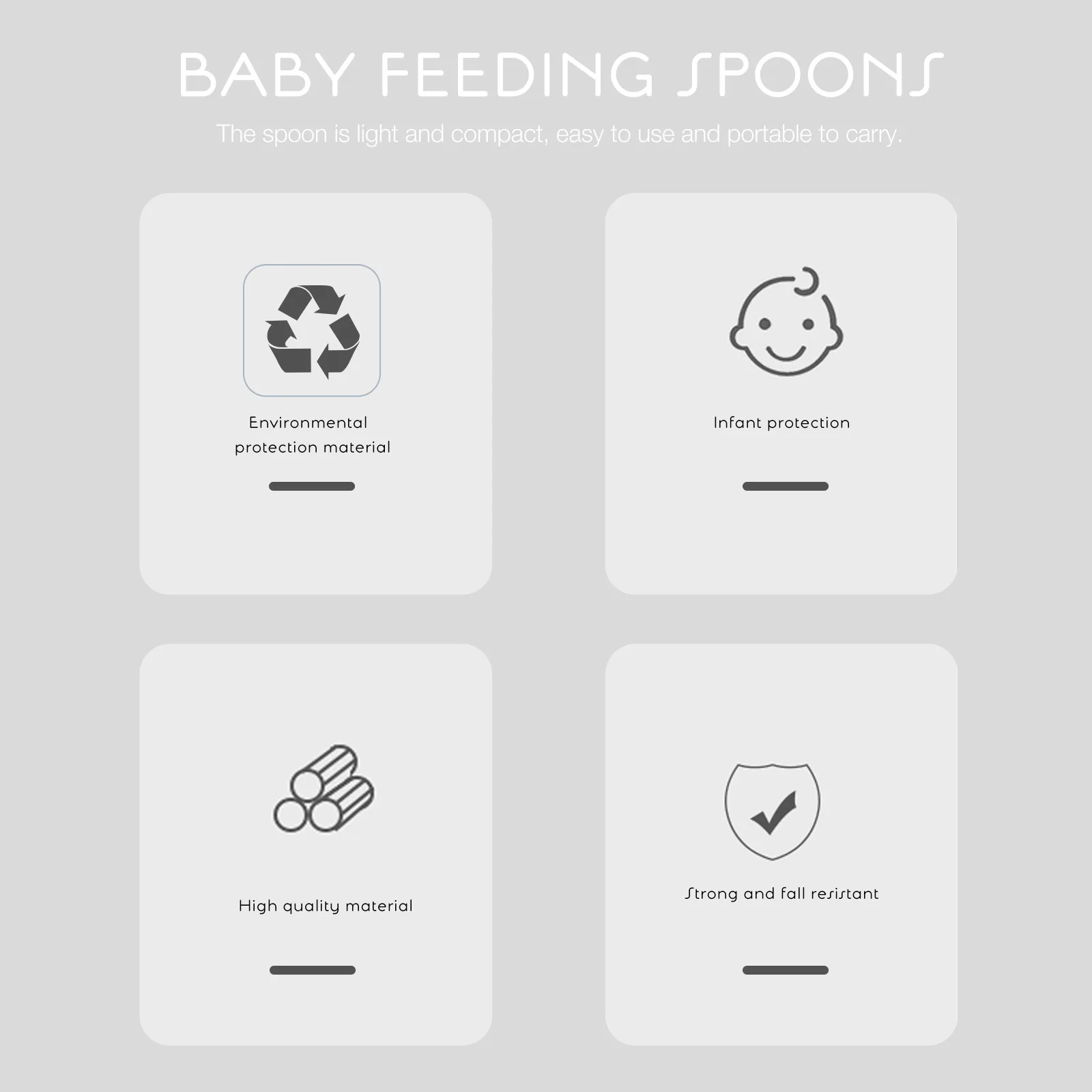 

2Pcs Baby Silicone Spoons Compact Portable Feeding Tool Lovely Toddler Utensils Essential Baby Spoons Kids Spoon