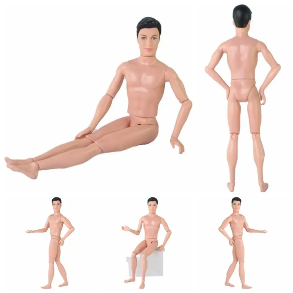 

Dolls Accessories Moveable Jointed Ken Doll Body Prince Male Rotatable Male Nude Body 30cm Flexible Move Doll Toys Doll DIY