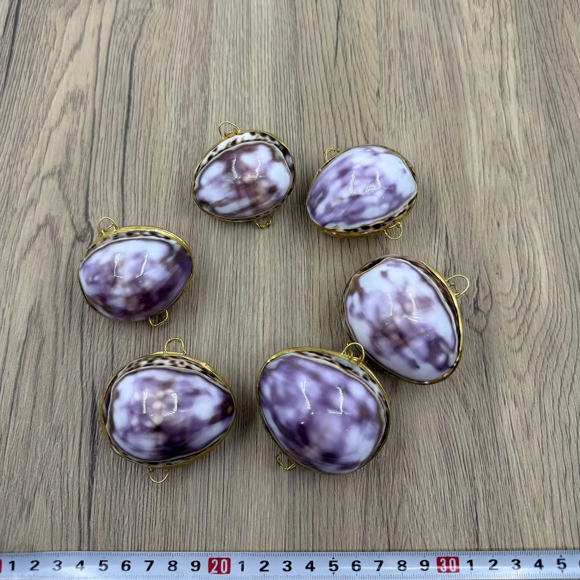 Natural Conch and Shell Creative Jewelry Box, Phnom Penh Inlaid Storage Box, Wedding and Home Gifts, Scallop Jewelry Box