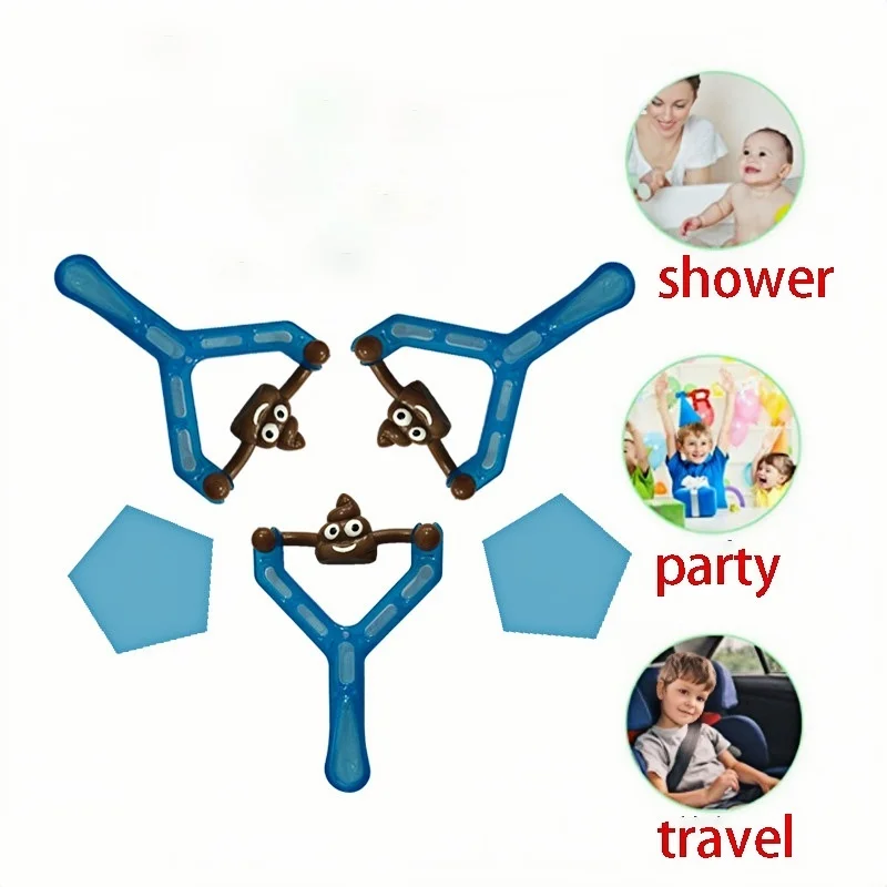 3pcs Creative Funny Catapult Poop Slingshot Prank Venting Stress Relief Casual Toys Cute And Fun PartyFavors Sport toy