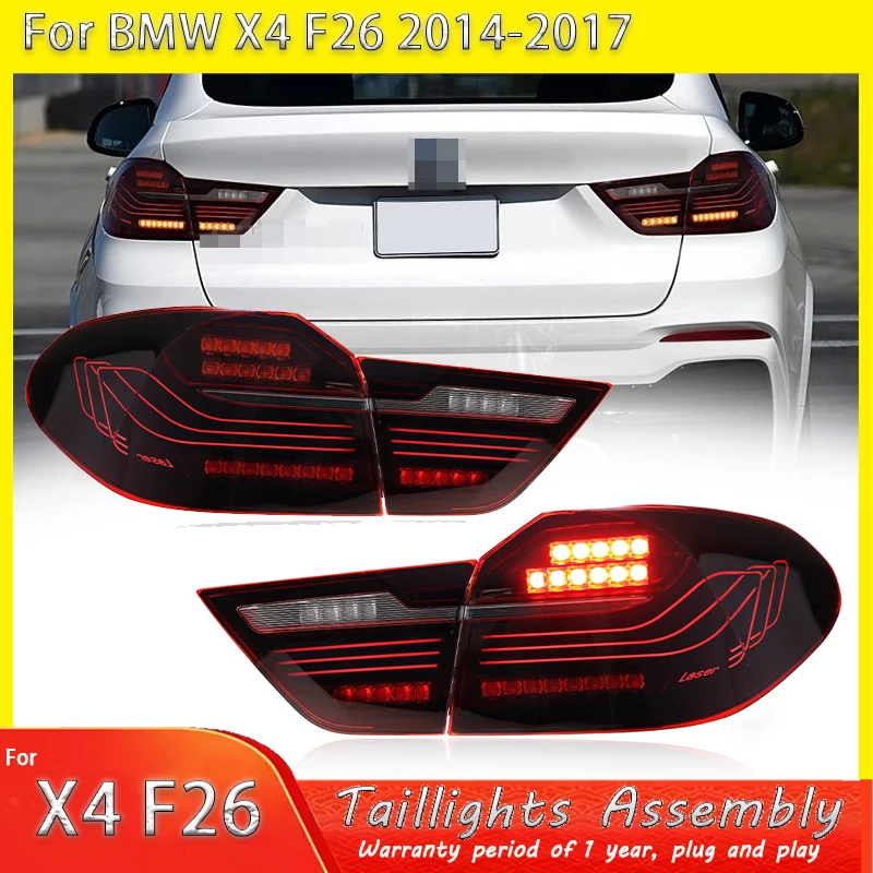 

2 шт. автомобильный задний фонарь для BMW X4 F26 2014-2017 светодиодный задний фонарь в сборе xDrive модифицированный CSL Стайлинг задний указатель поворота стоп-сигналы