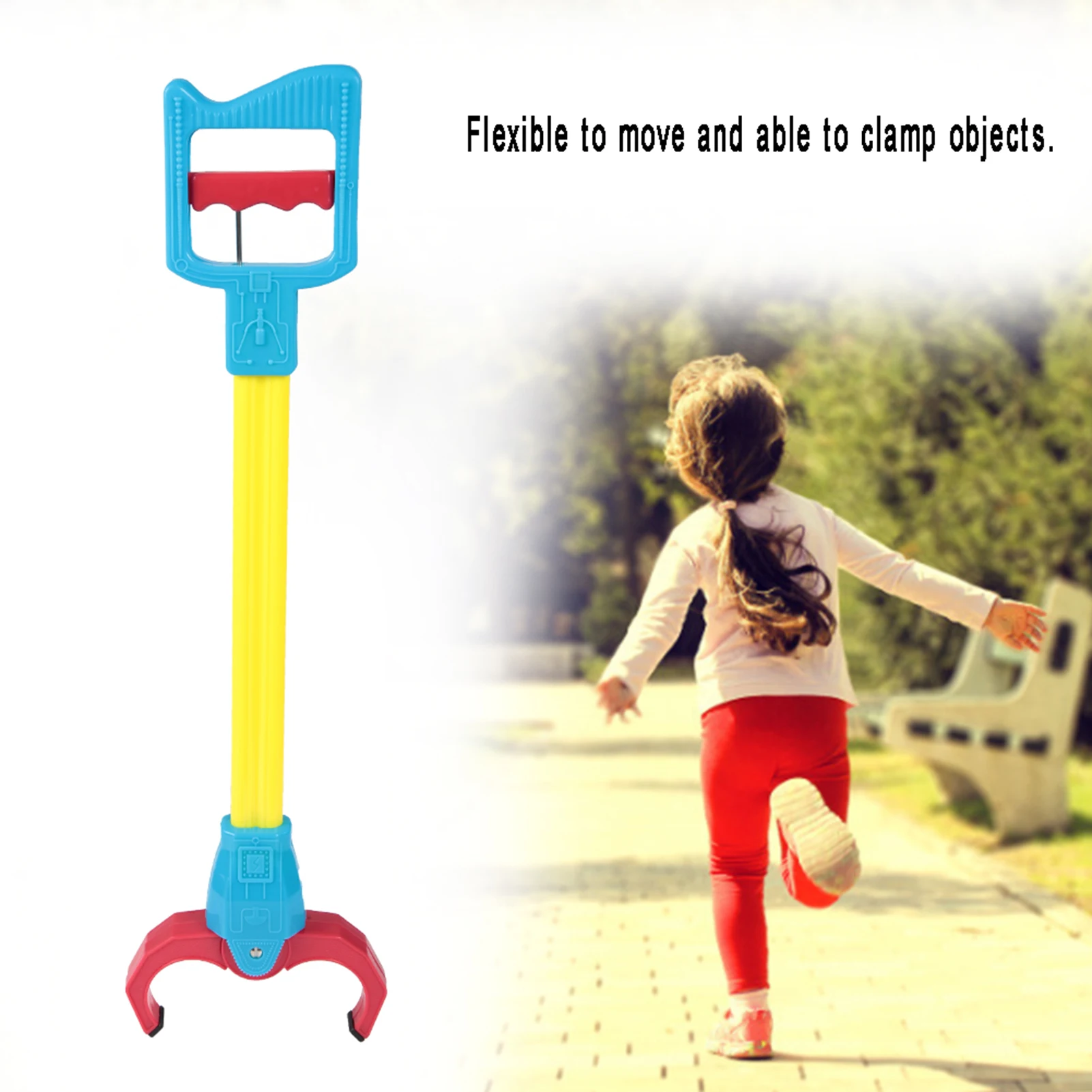 Bambini intelligenza giocattolo artiglio a mano Grabber bambini che afferrano Pick Up Toys (verde) raccoglitore di clip a mano per giocattoli meccanici spaziali