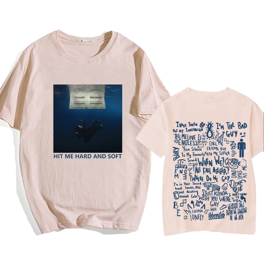 Hit Me Hard and Soft 2024 Tour Popular Shirt Billie Tshirts Hit Me Hard and Soft Tops Best Accessory for Music Fans