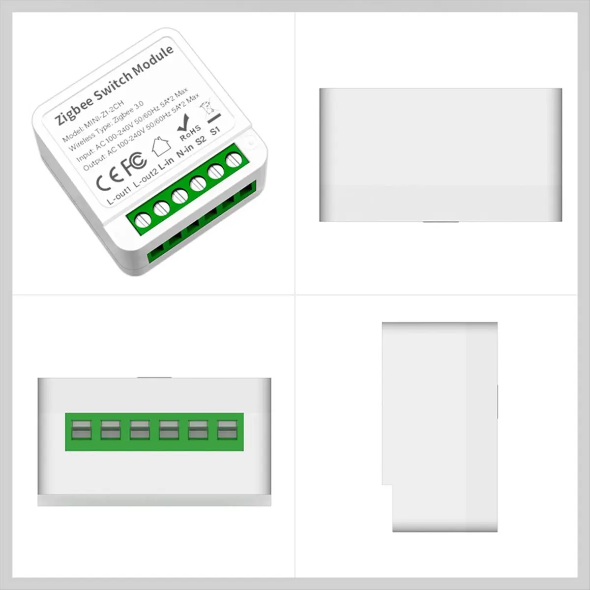 A71Z 2-Way On/Off Switch Graffiti Smart ZigBee Smart 2-Way On/Off Switch Mini Concealed Box Switch