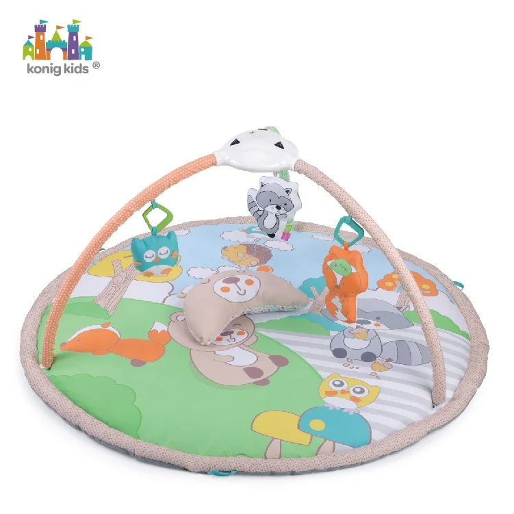 Konig kids Musical Playgym Carpet With Music And Projection Children Soft Baby Play Mats