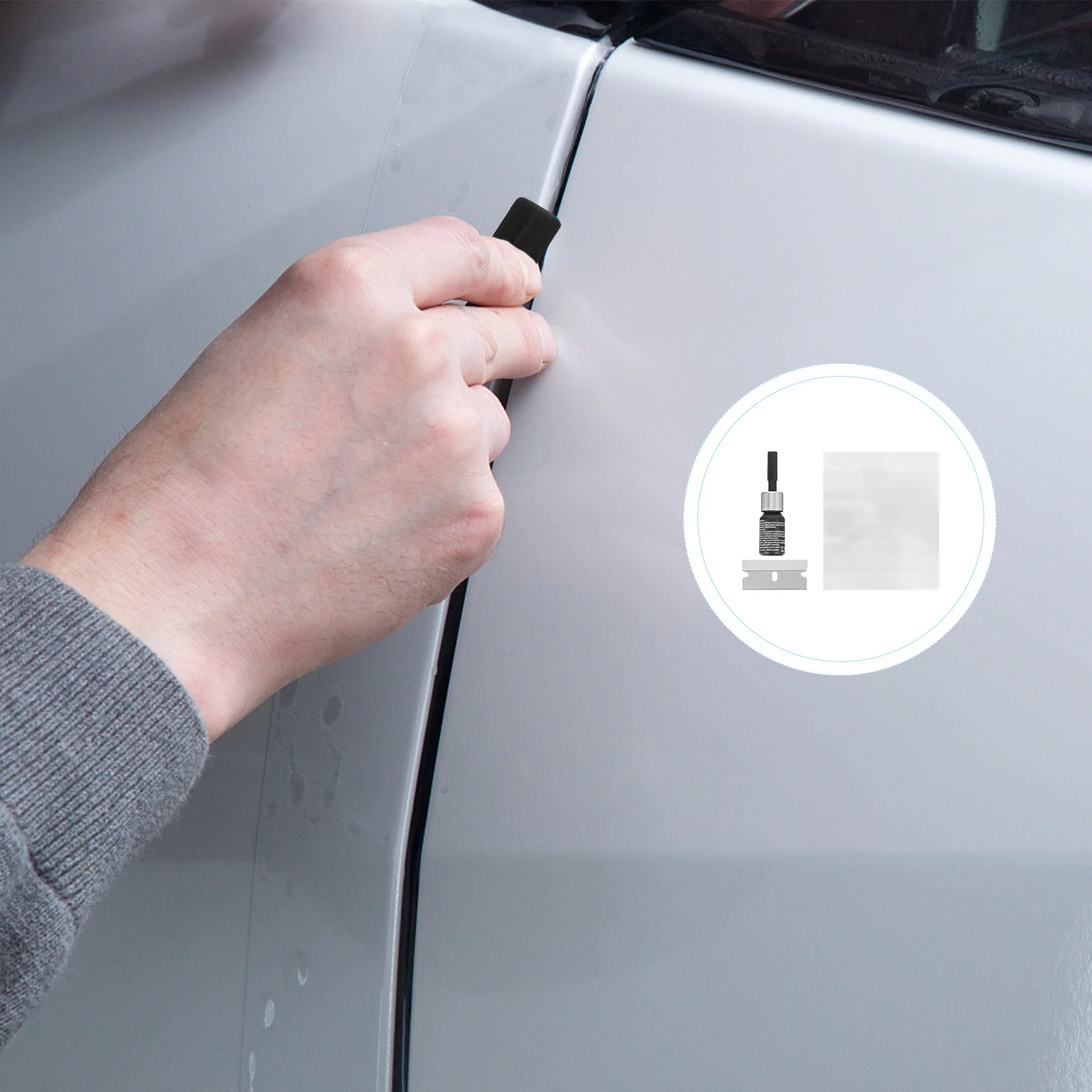 

2Sets Professional Car Glass Repair Tool Quick Easy DIY Windshield Crack Fix Kit Car Windshield Repair Kit Repairing Replenisher