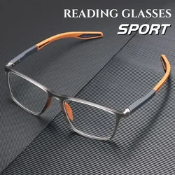 Sport Reading Glasses Ultralight Anti-blue Light Presbyopia Eyeglasses Men's Hyperopia Optical Eyewear Diopters To +4.0 Очки
