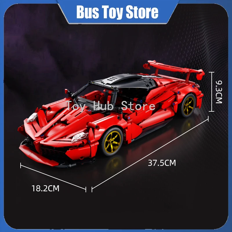 1:14 ラフェラーリスポーツカー RC おもちゃスポーツブロックブロックレーサービルディングブロック車モデル知育玩具誕生日子供のためのギフト