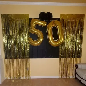 عدد كبير من البالونات لتزيين أعياد الميلاد ، مستلزمات أعياد الميلاد ، الذهب والفضة ، 10 20 30 40 50 60 70 80 90 سنة ، 40 أعلى 10 مبيعات الديكور 80s - No6