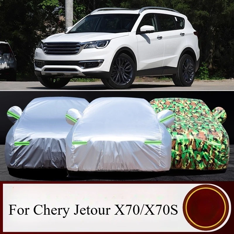 For Chery Jetour X70/X70S SUV Heavy Cover Sun Protection Rainproof Flame Retardant Sunshade Dust Proof Anti Freeze Accessories