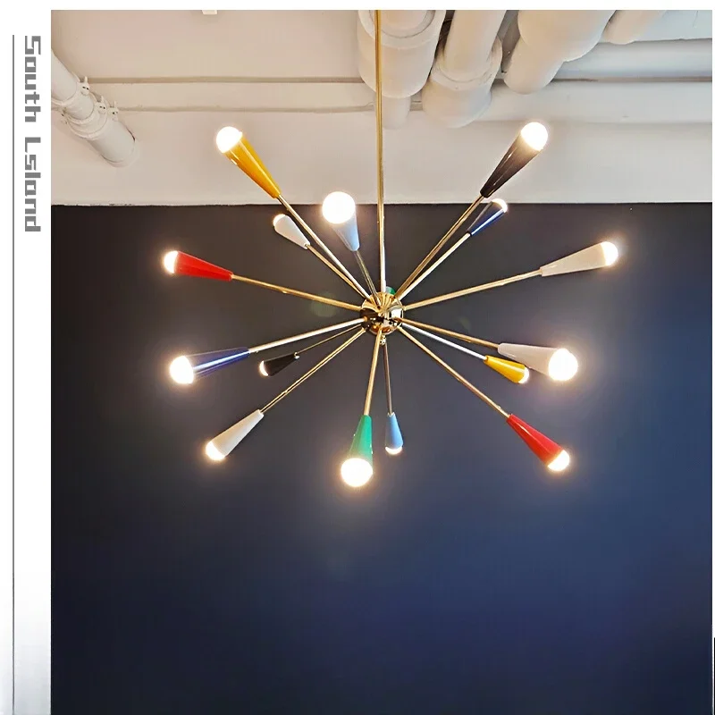 Color molecule dining room bedroom light