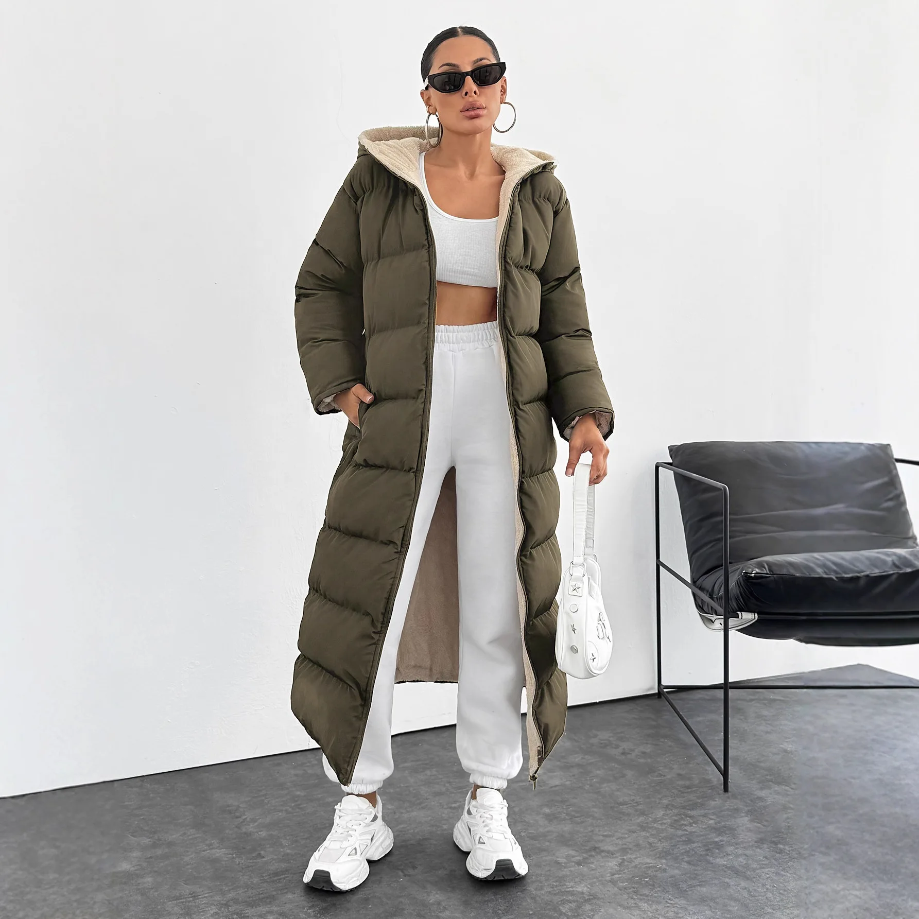 2025 Women Winter Coat Stylish Thick Warm Parkas