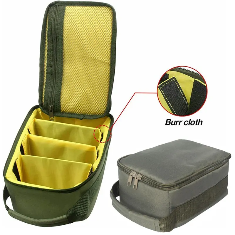 

Portable Fishing Tackle Bag Fishing Line Fishing Reel Lure Hook Storage Handbag Outdoor Carp Fishing Gear Empty Pouch