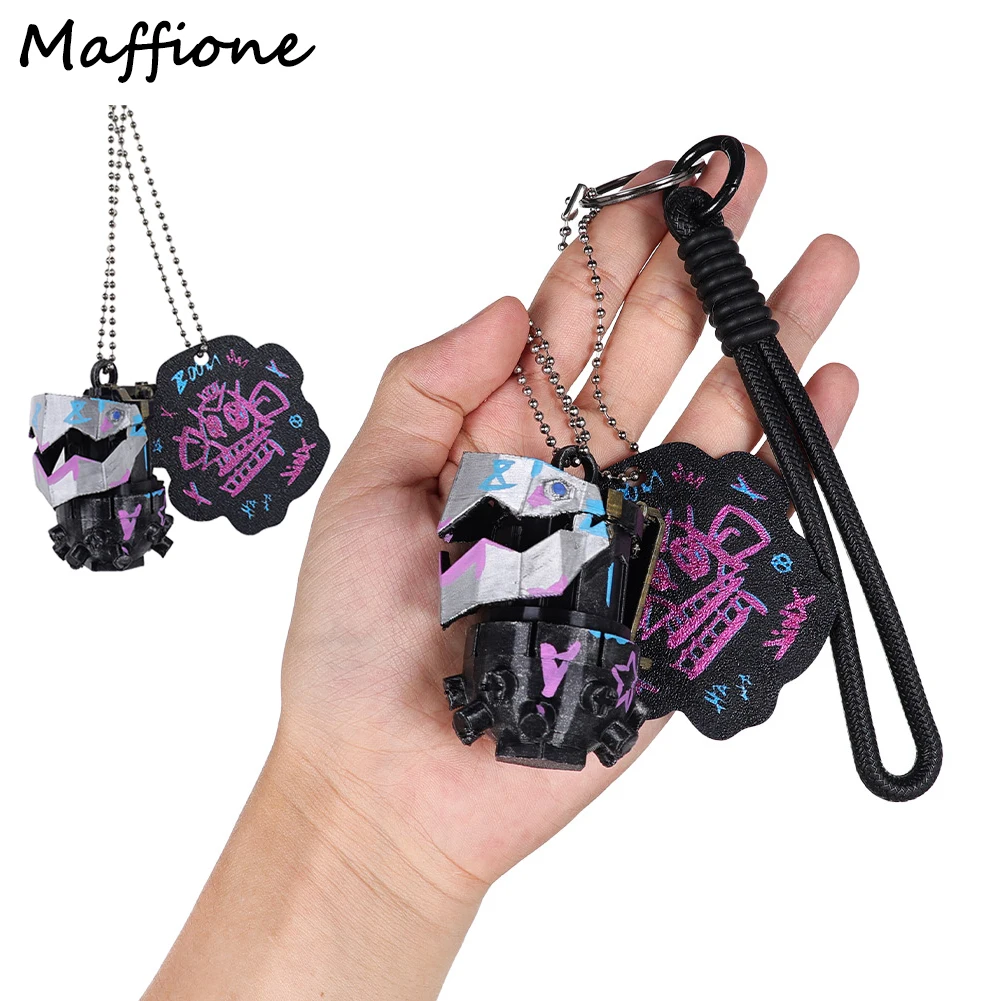 

Arcane Jinx Grenade Key Chain Cosplay pendant Costume Props Bag Pendant 2024 Game LoL TV 2 Halloween Carnival Gift Accessory