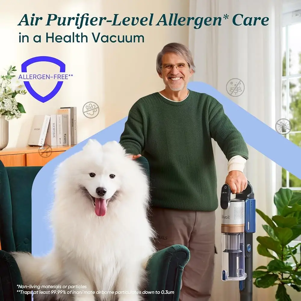 Беспроводной пылесос HEPA-фильтр Легкий мини-мощный всасывающий пылесос, устойчивый к запутыванию срок службы батареи 60 минут с щелевым инструментом