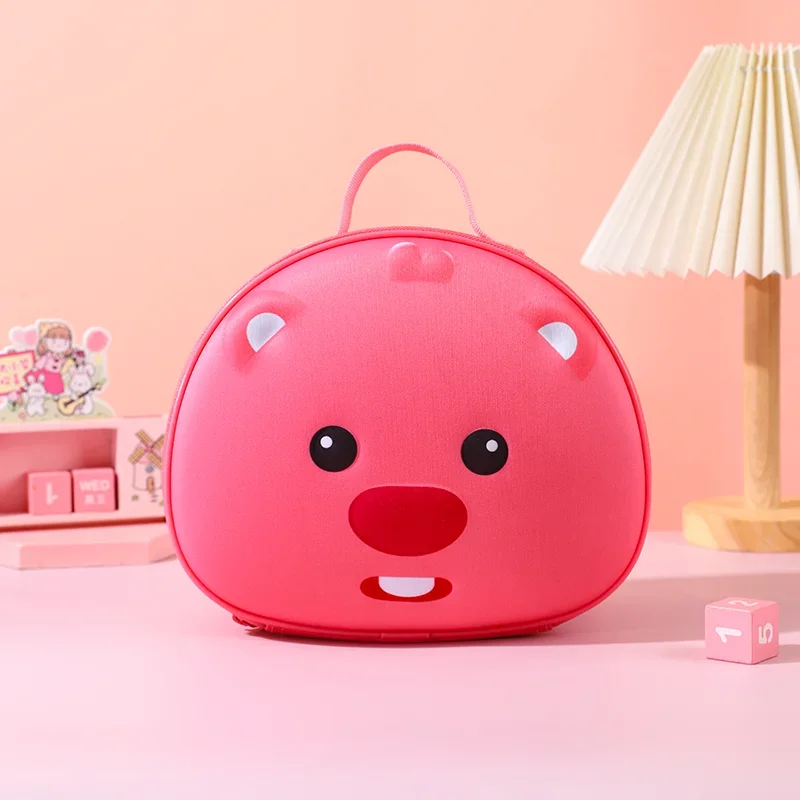 Loopy Makeup Bag - Little Beaver Loubi - Cute Portable Storage Bag for Outdoor Use - Bathing Supplies Organizer