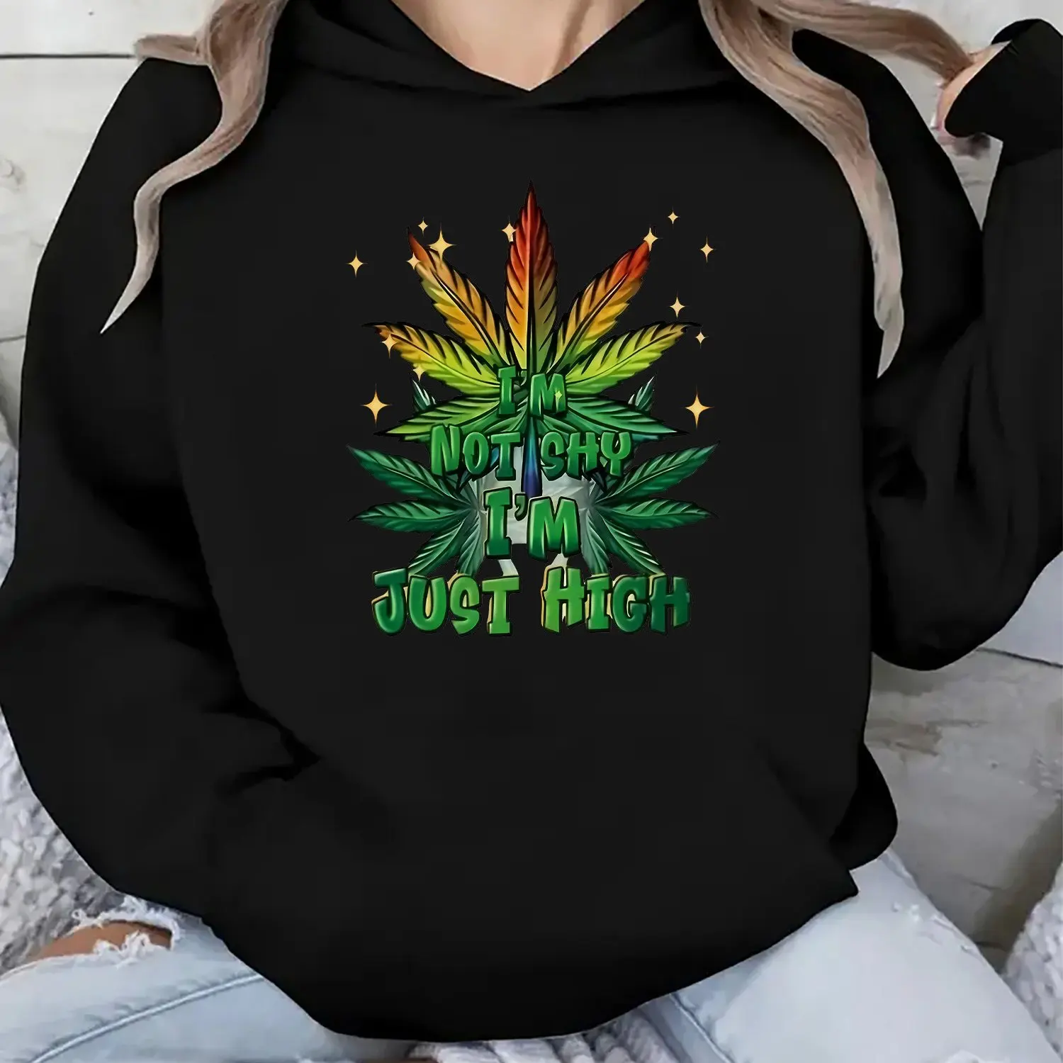 

Plant Graphic Printing Autumn and Winter Pure Cotton Men's and Women's Hoodies Casual Outdoor Street Sports Training Brand Trend