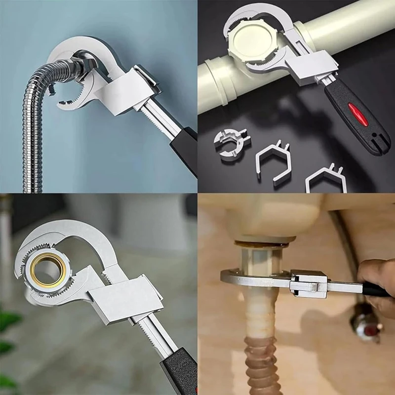 Grishay Flexiwrench, Sherum Dotmalls Flexiwrench, Grishay ประแจ, ประแจปลายปรับได้ Undersink ประแจก๊อกน้ําเครื่องมือ