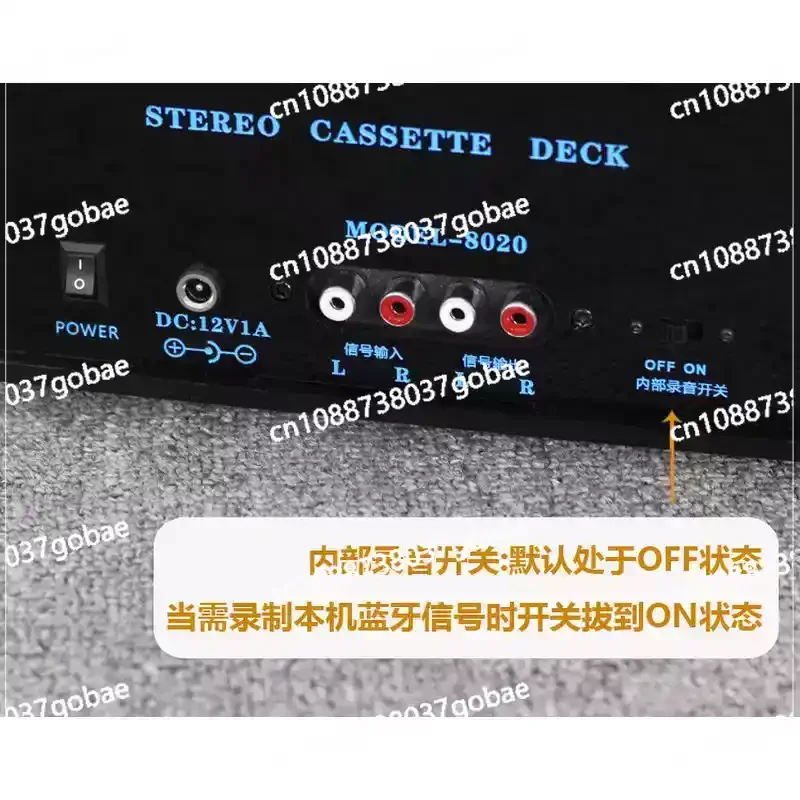 

Type A, black Bluetooth version nostalgic tape machine, mini tape machine, small opening of the recording.