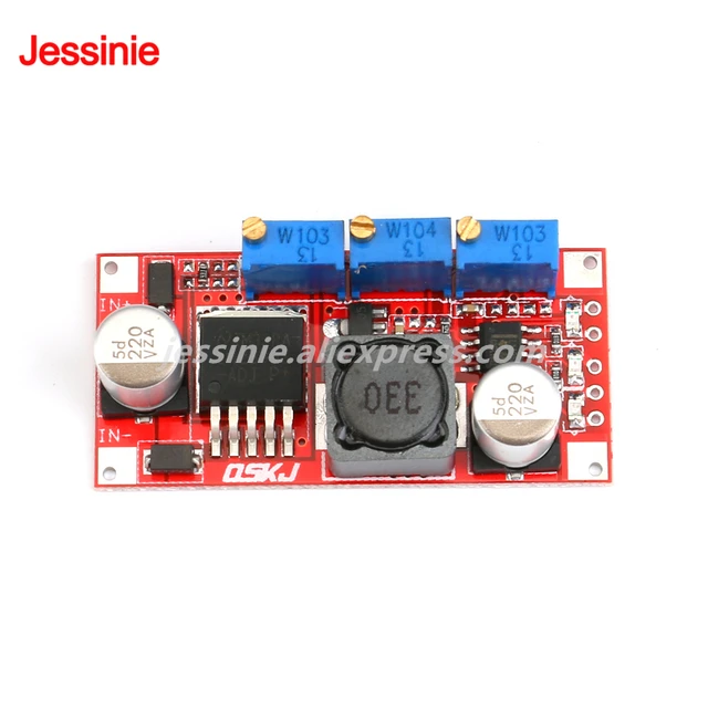 LM2596 DC-DC Step Down CC moc CV moduł zasilający sterownik LED ładowarka akumulator regulowany LM2596S stały prąd napięcia LM2596S