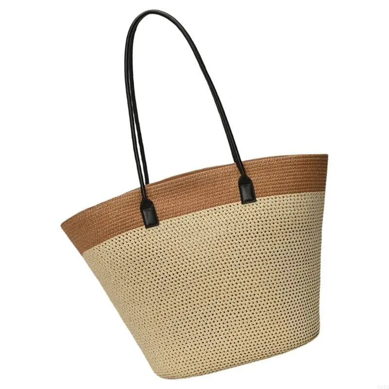 

Lightweight Straw Bag Shoulder Bags Great For Outdoor Picnics And Adventures 547A