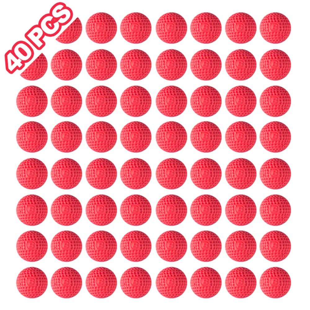 Balas de piezas para Nerf, Rival, Zeus, Apollo, balas de juguete, dardos redondos suaves para Nerf, Rival, regalo para niños, 40 unidades