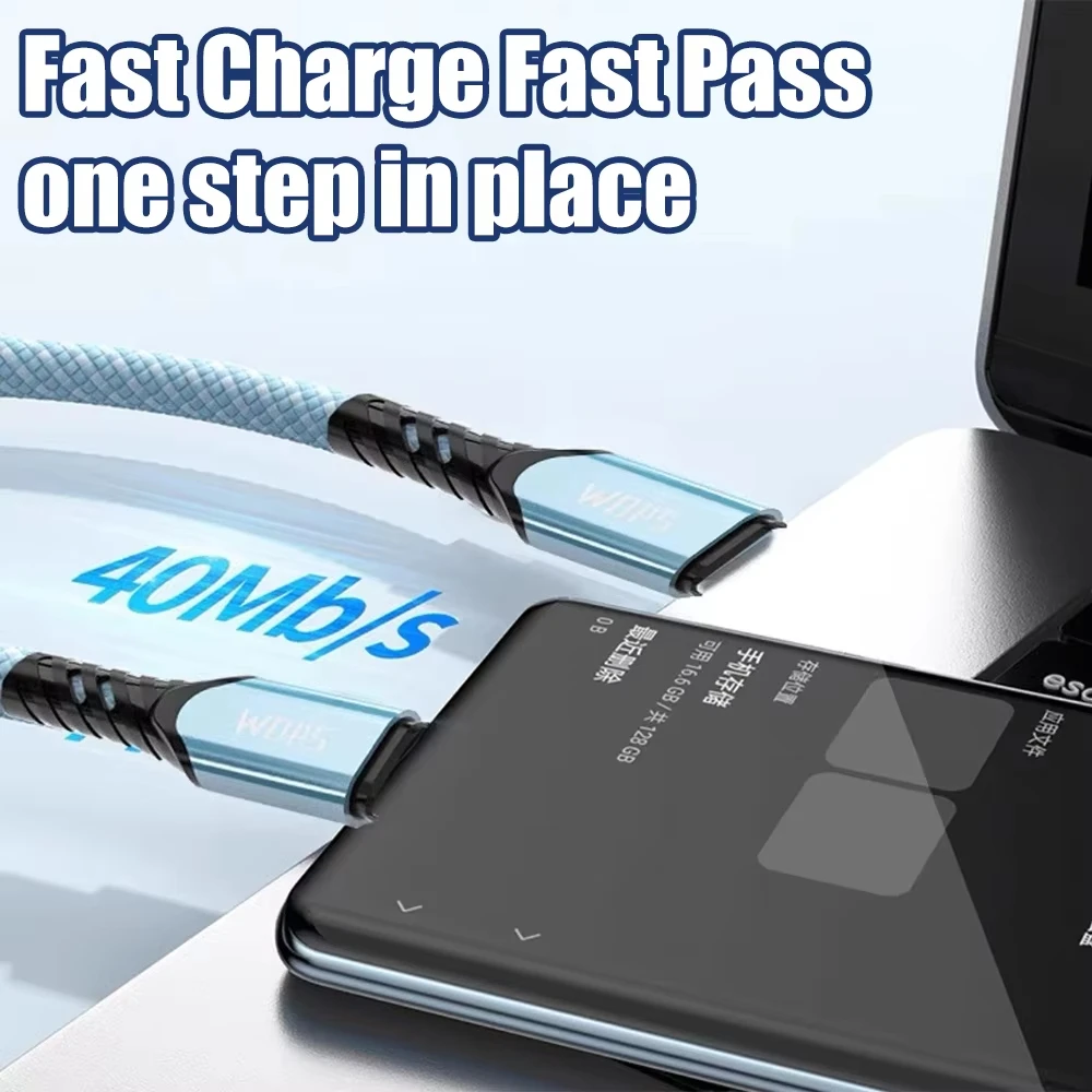 PD 240W USB C To C Cable for iPhone 16 15 Plus Pro Max Supercharge for Macbook Samsung ﻿ Xiaomi Hwawei Fast Charger Type-c Cable