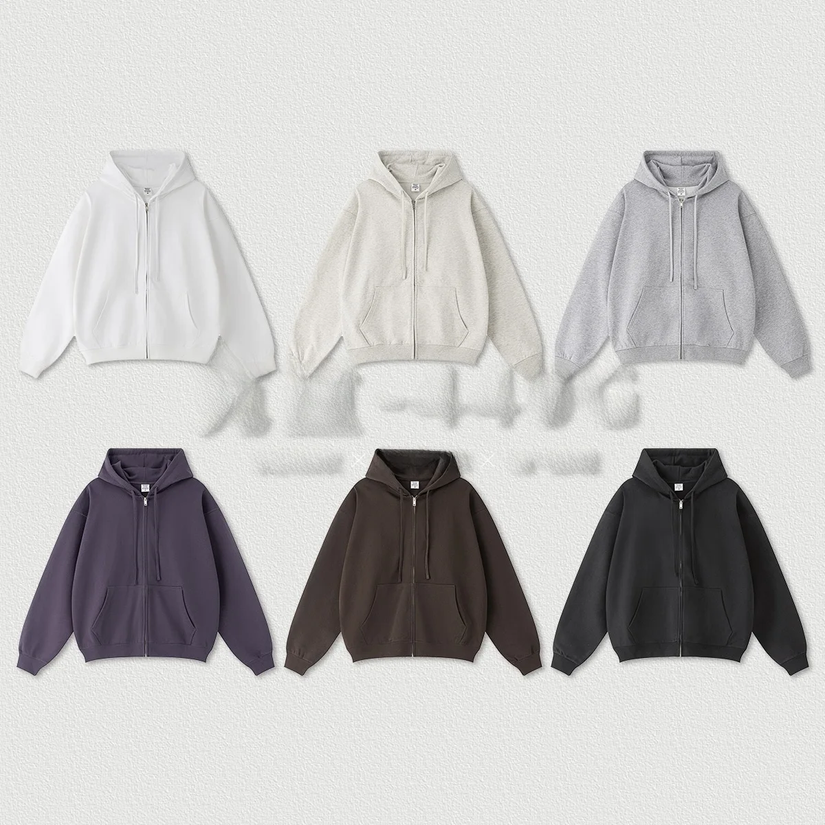 

Утепленный кардиган на молнии с капюшоном, свободного кроя, в уличном стиле, повседневный свитшот для мужчин и женщин, парный вариант