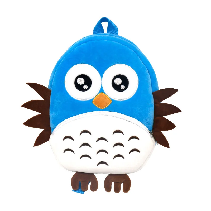 Mode kinder Schul 3D Cartoon Tier Plüsch kinder Rucksack Kindergarten Jungen Und Mädchen Schul Mini Rucksack