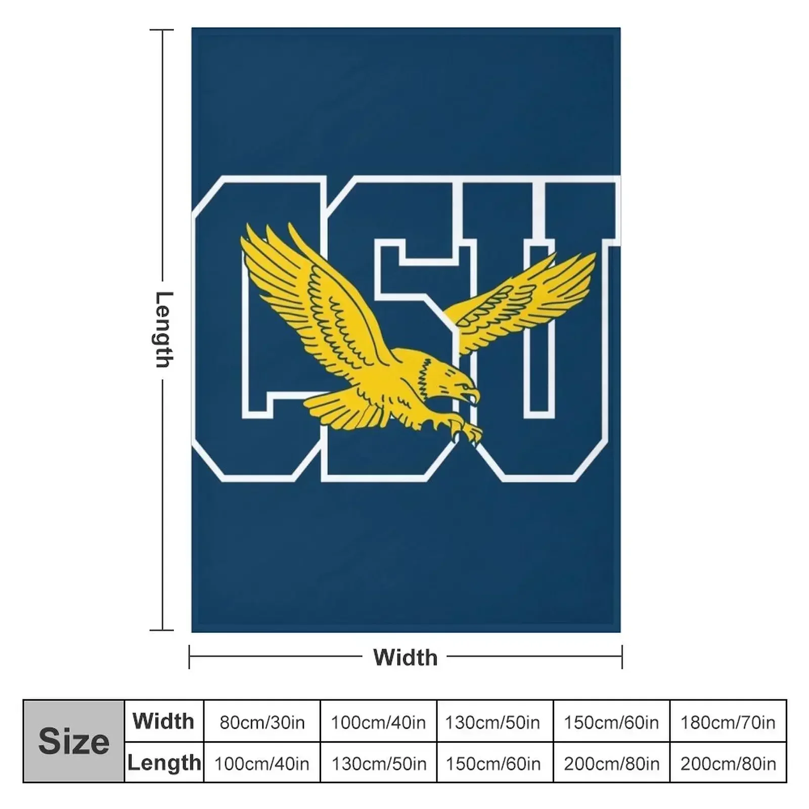 Coppin State Eagles Throw Blanket For Sofa Thin Summer Plush Blankets