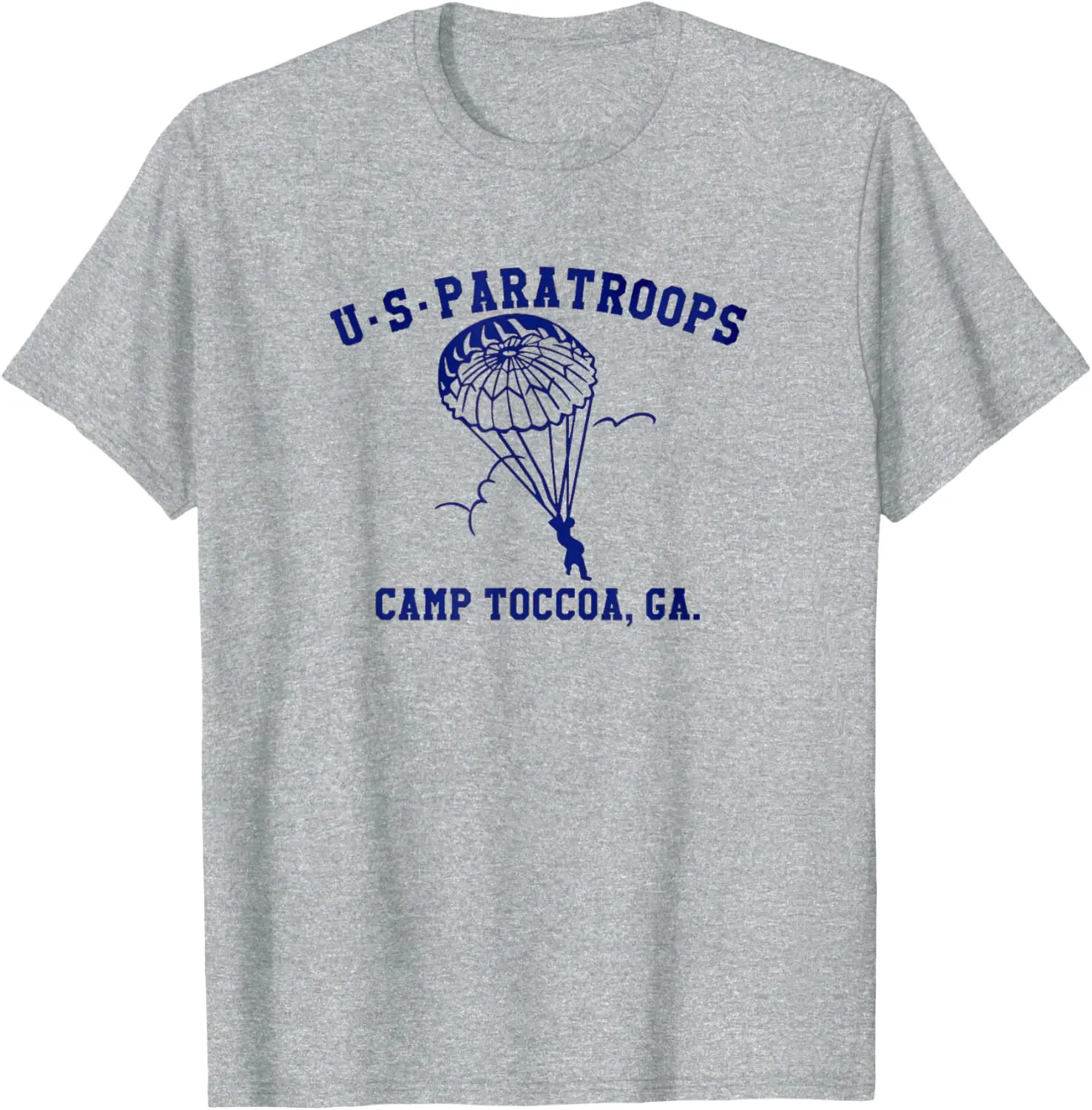 

US Paratrooper Camp Toccoa T-Shirt 100% Cotton O-Neck Short Sleeve Summer Casual Mens T-shirt Streetwear