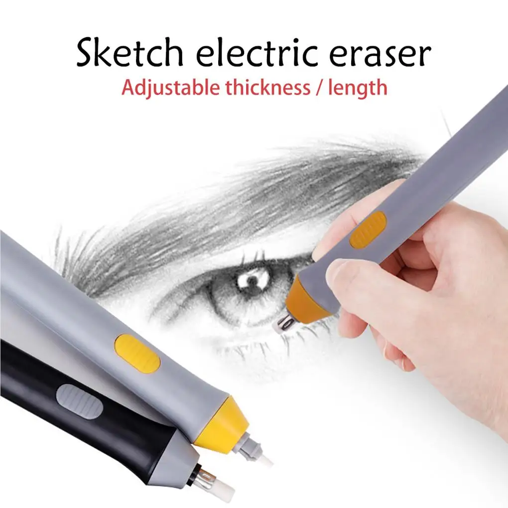 Electric Eraser Professional Automatic School Supplies Stationery Child Day Gift