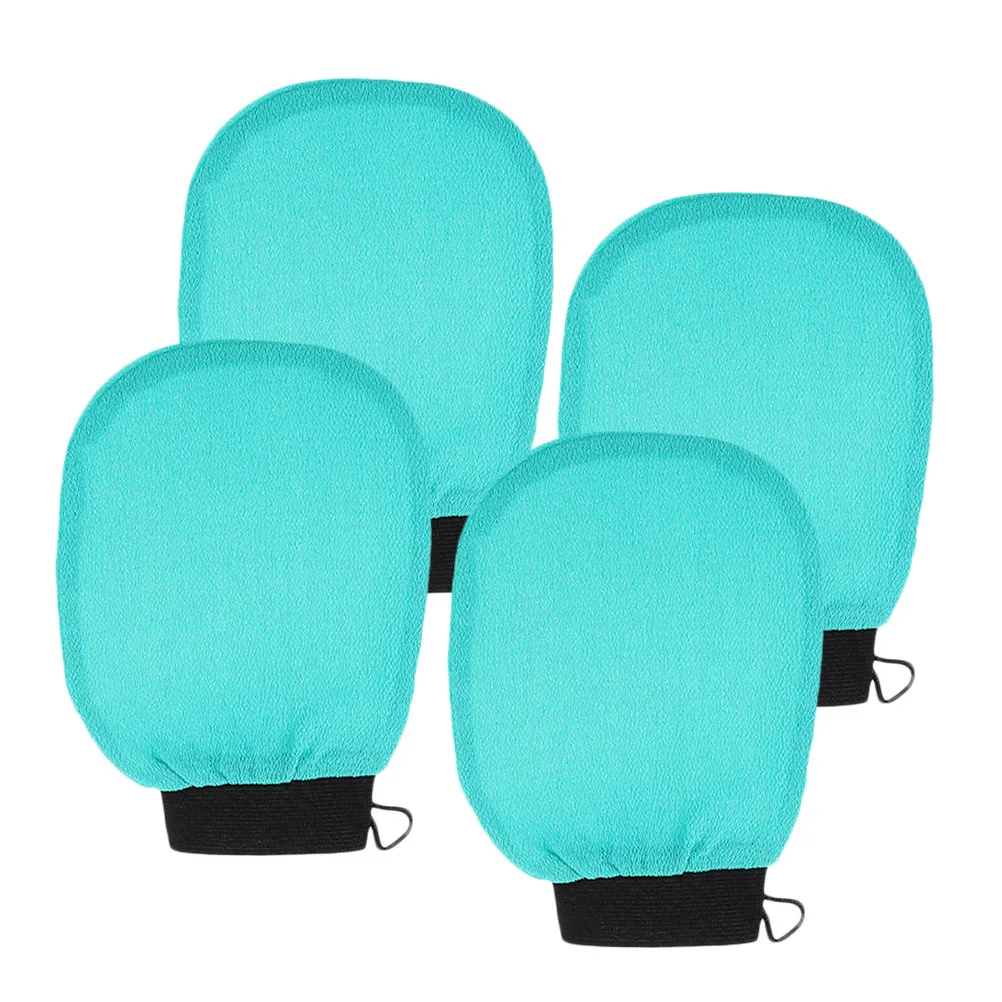 

4Pcs Shower Bath Gloves Exfoliating Body Scrubber Gloves Soft Non Scratch Exfoliation Glove for Skin Care Exfoliating Glove