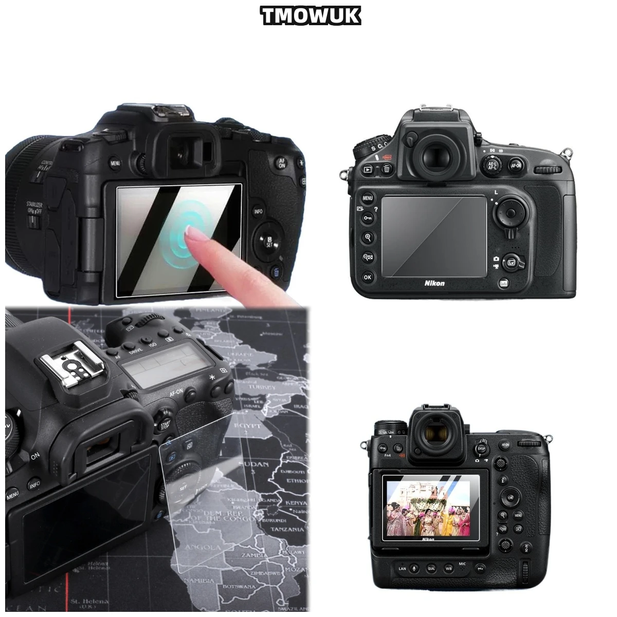 

For Nikon D7100 7200 D5000 D750 D760 D5 D600 D610 D800 D800E - Anti-Glare Privacy Film With Blue Light Blocking, 9H Tempered Gla