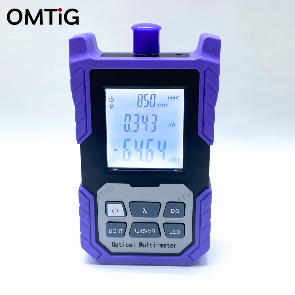 Mini optical power meter LT500 all-in-one fiber optic tester light attenuation LED light Cable Tester SC/FC/ST Connector