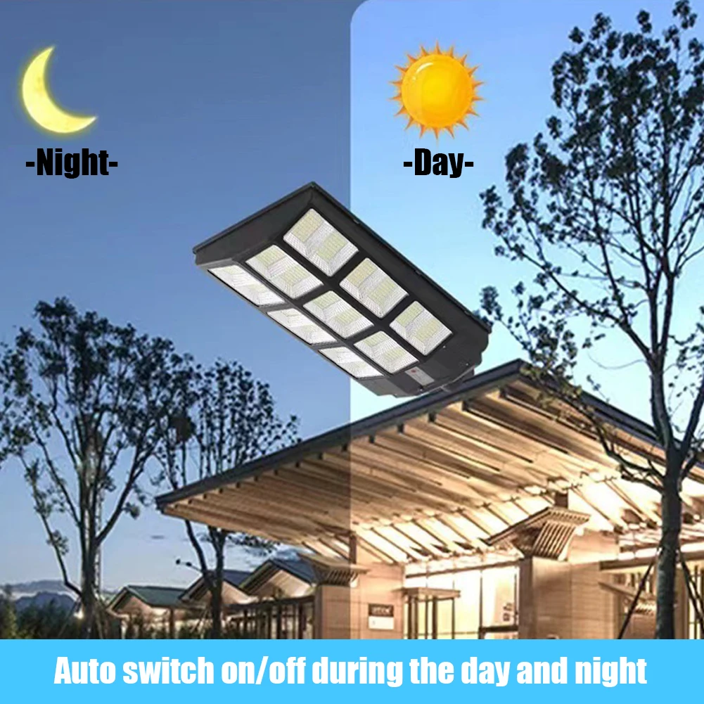 

Solar High Brightness Street Light 864/1152LED Lighting Flood Lights IP65 Waterproof Remote Control Security Lighting for Garden