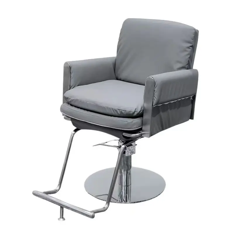 

Премиум-кресло для парикмахерской из прочной синтетической кожи, регулируемое по высоте, с поворотным механизмом и подъемным механизмом для окрашивания волос