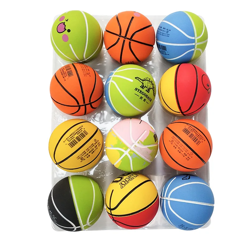 Extragroßer elastischer Basketball, hochelastischer Gummiball, Unterdruck- und Pat-Ball, Kinderspielzeug, hochelastischer, fester Gummiball