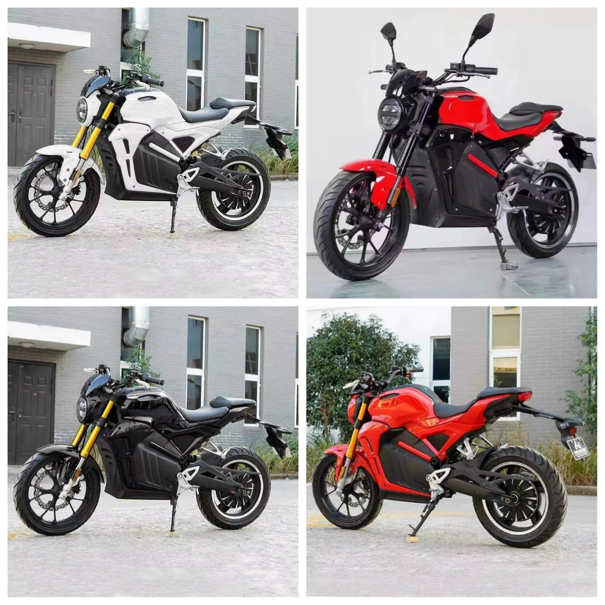 

Krono Wild Hot Selling 3000W Electric Racing Motorcycles 90km/h Speed With Wheel Motor 72V Voltage Dirt Bike Streetbike For Off-