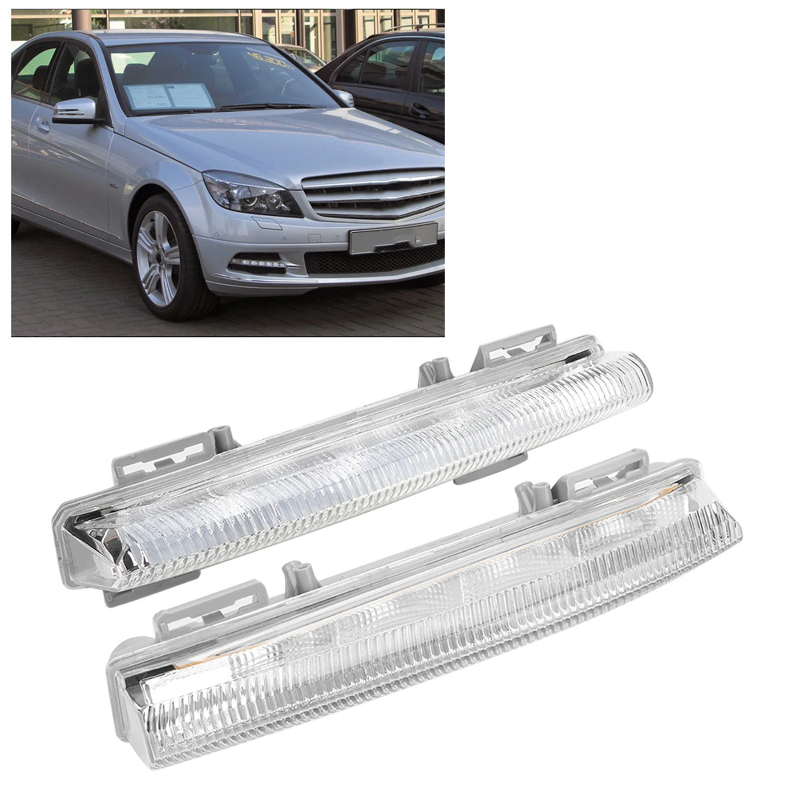 Car DRL Daylight Lamp Light Fit for Mercedes Benz W204 W212 R172 2049068900 2049069000 Car Accessories