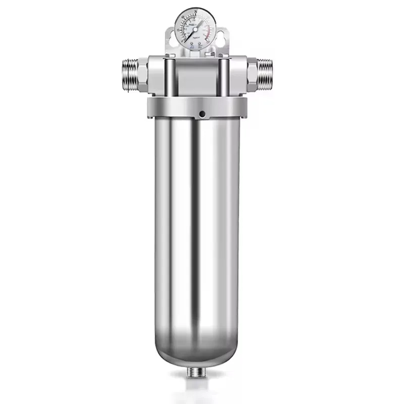 

2025 10 in Stainless Steel Filter Housing Pre Filtration System Industrial Use Water Prefilter 40 Microns Filter Cartridge Pre F