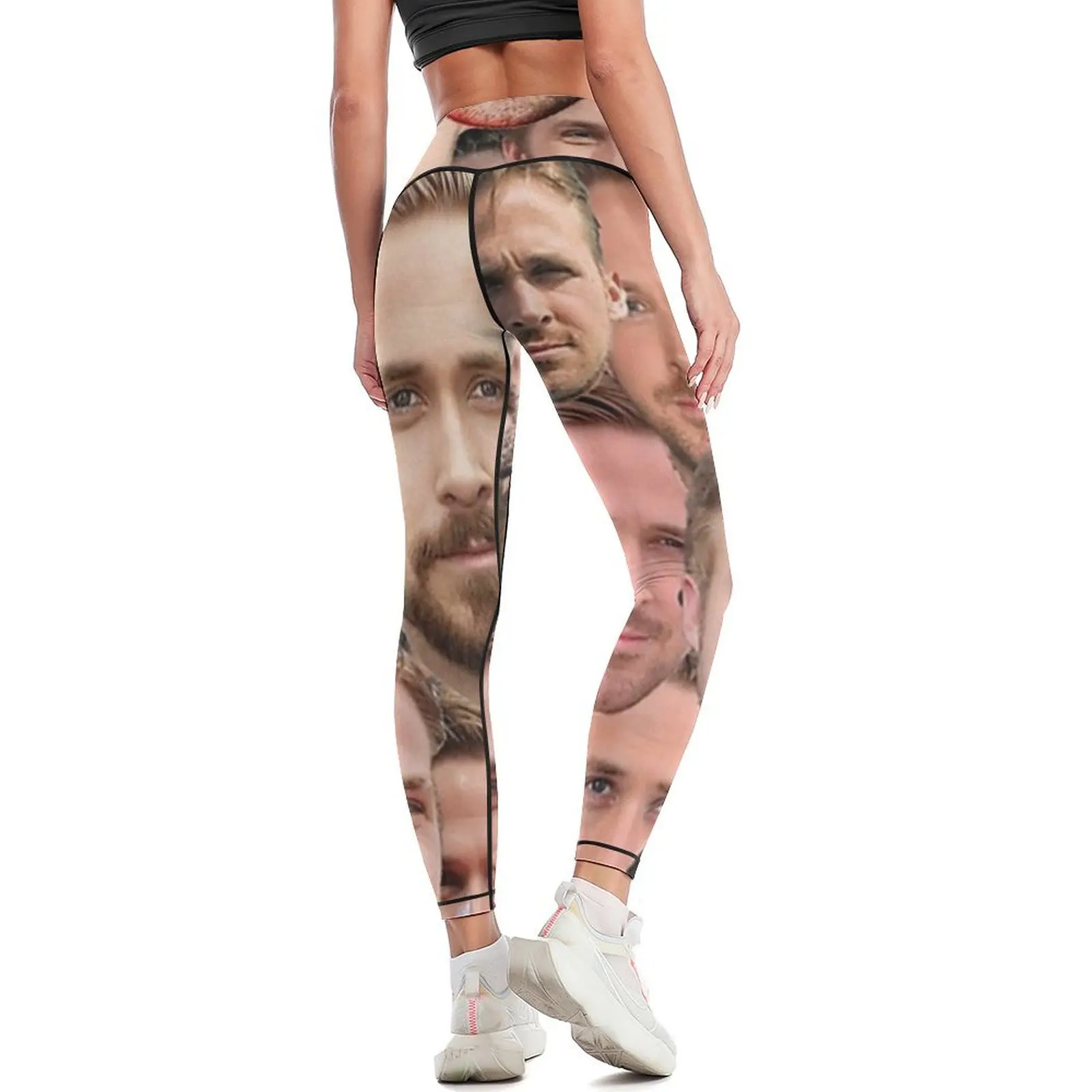 RYAN GOSLING Leggings high waist sports shirts gym gym pants Womens Leggings