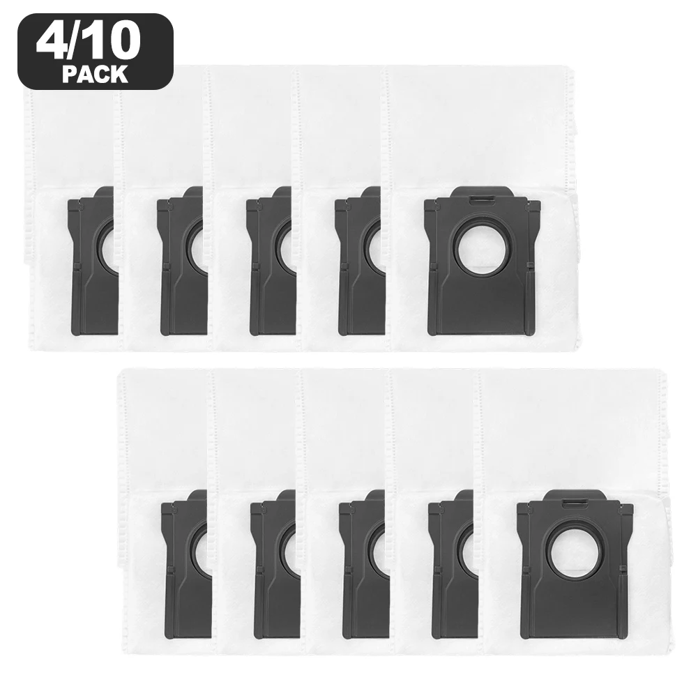 

4/10 шт. пылесборники большой емкости, одноразовые сменные мешки для пылесосов MOVA S70 Roller/S70 Ultra Roller, запасные части